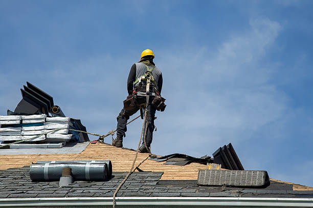 Professional Roofing technician working in Gilman, IL
